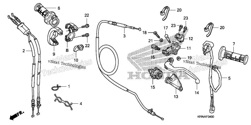 Handle Lever@Switch@Cable