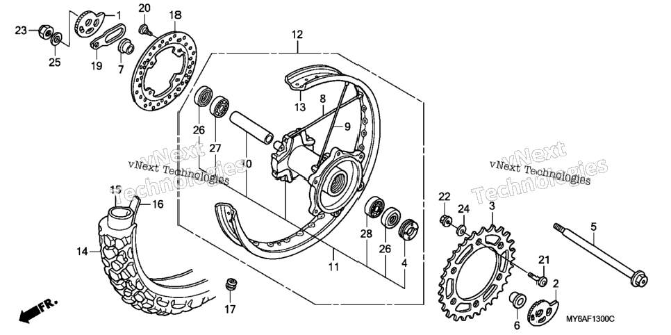 Rear Wheel
