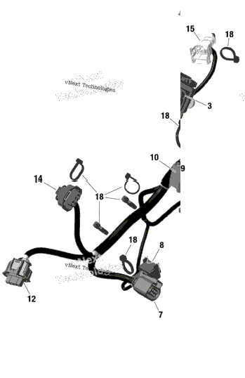 Rotax - Engine Harness And Electronic Module