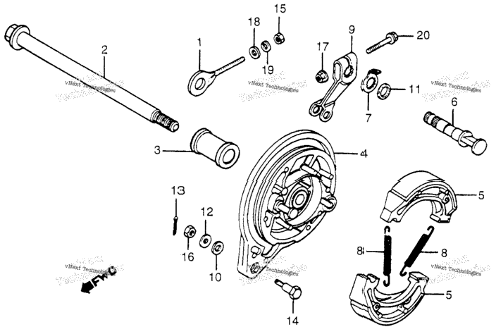 Rear Brake Panel