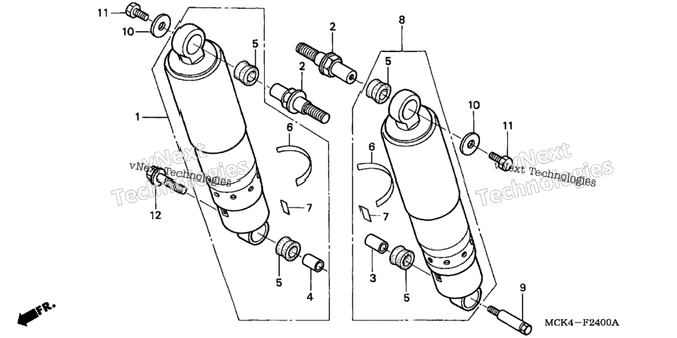 Rear Shock Absorber