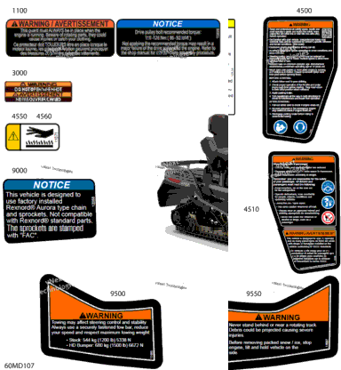 Body - Warning Decals