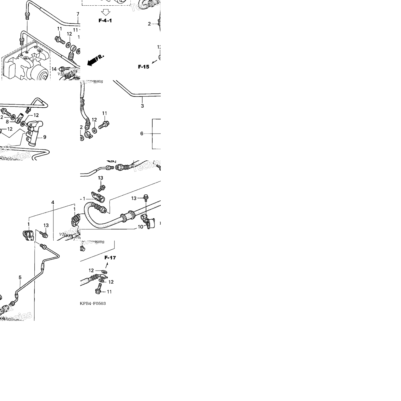 Rear Brake Pipe (2)
