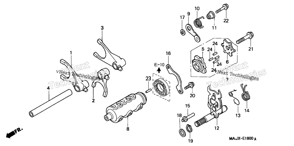 Gearshift Drum