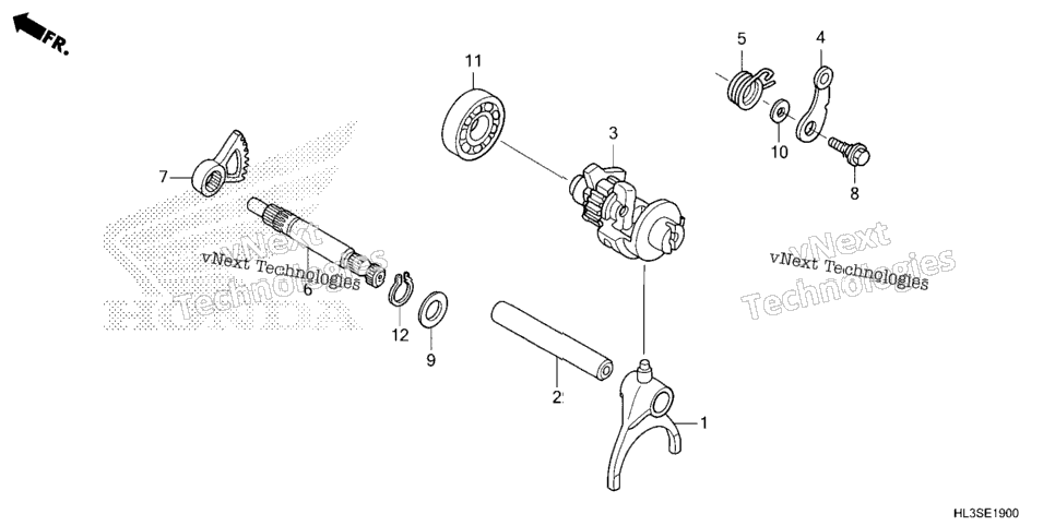 Gearshift Fork