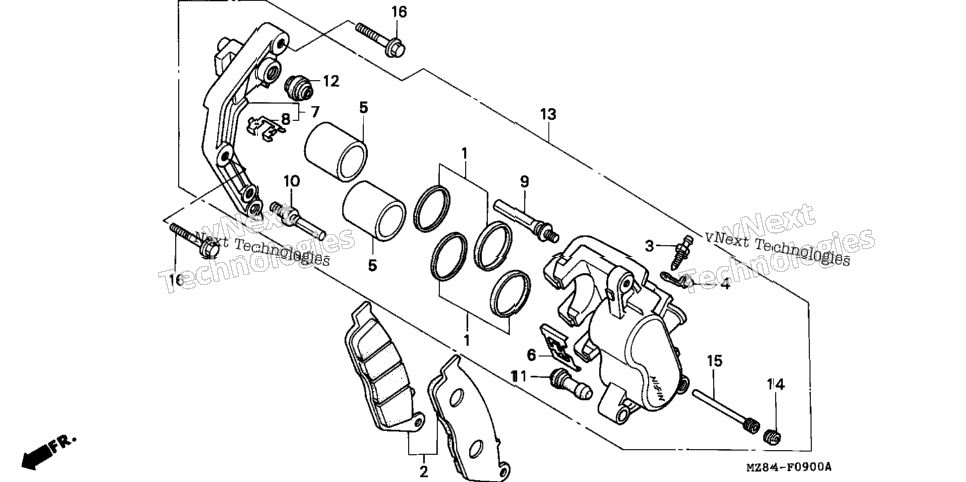 Front Brake Caliper