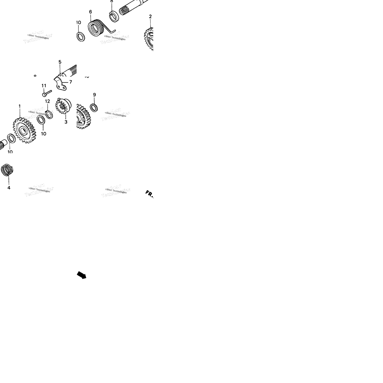 Kick Starter Spindle