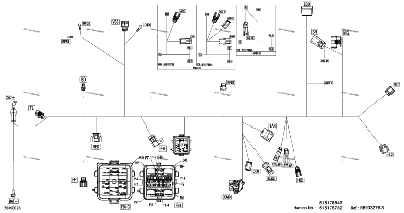 Electric - Main Harness - 515178732