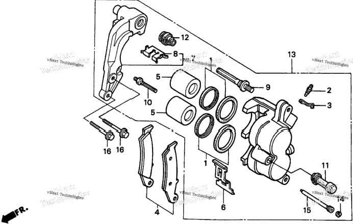 Front Brake Caliper