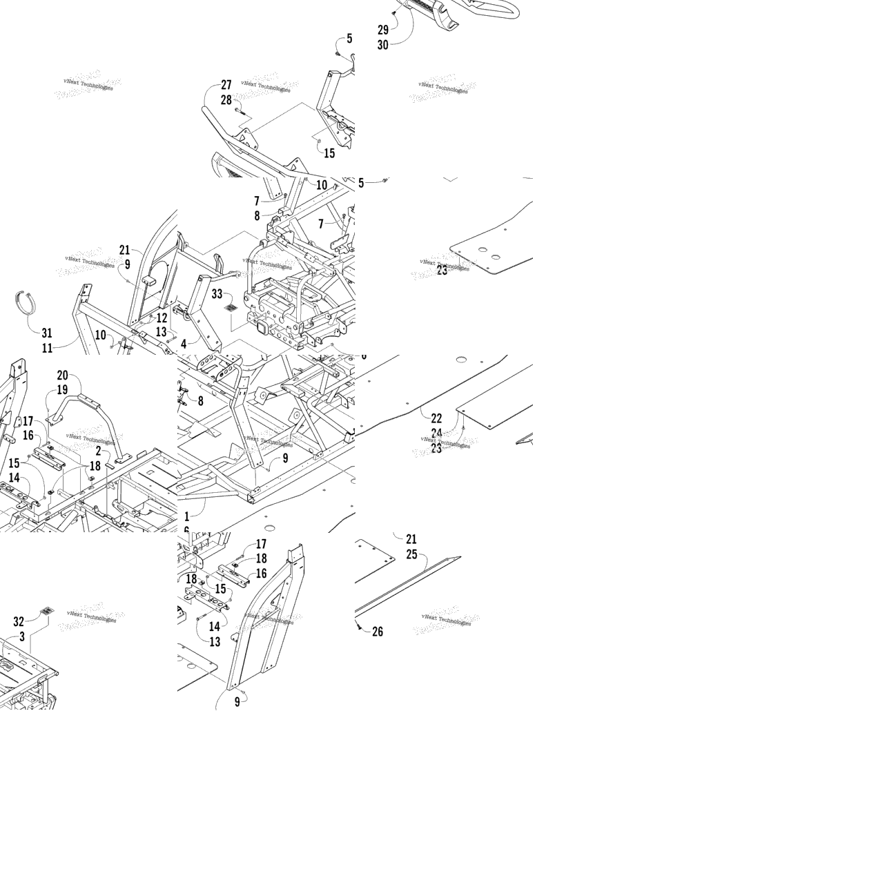 Frame And Related Parts