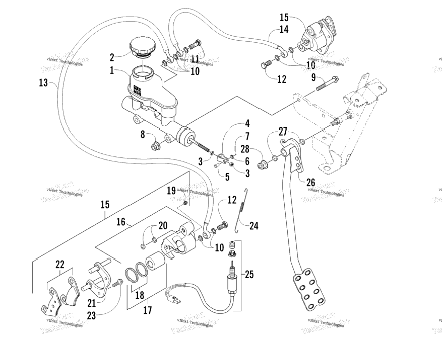 Front Brake Assembly