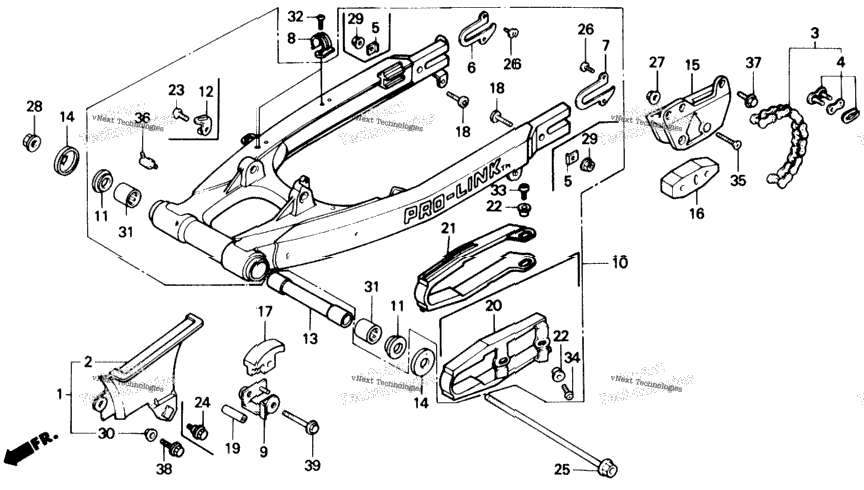 Swingarm 86-91