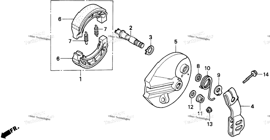 Rear Brake Panel
