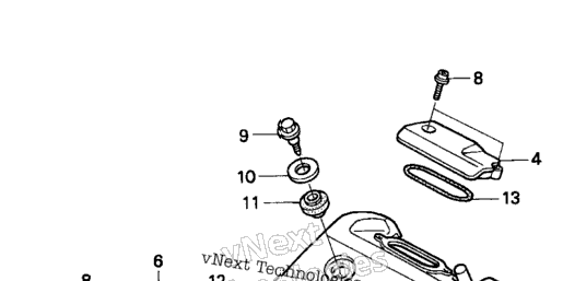 Cylinder Head Cover ('02/'03/'04'05-A/Cm)