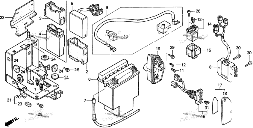1100C/C2battery 95-97