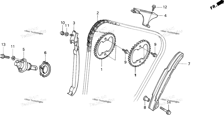 F2 Cam Chain 91-94