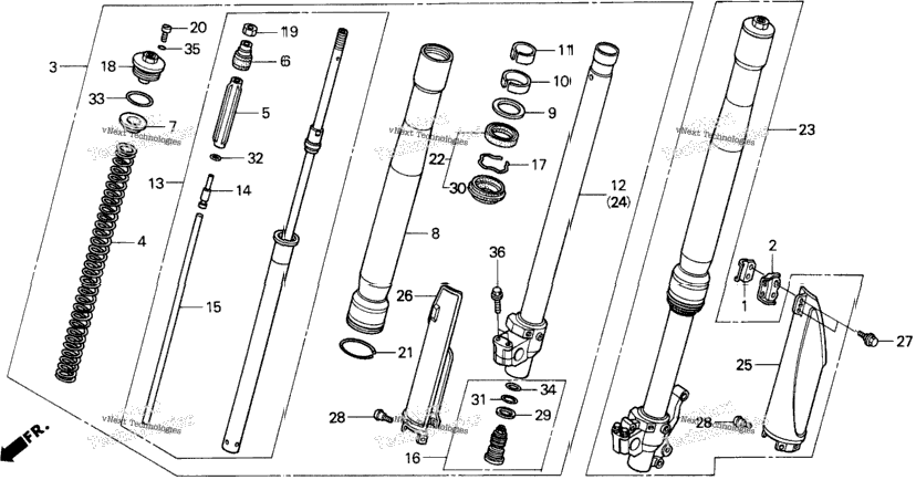 Front Fork 95-96