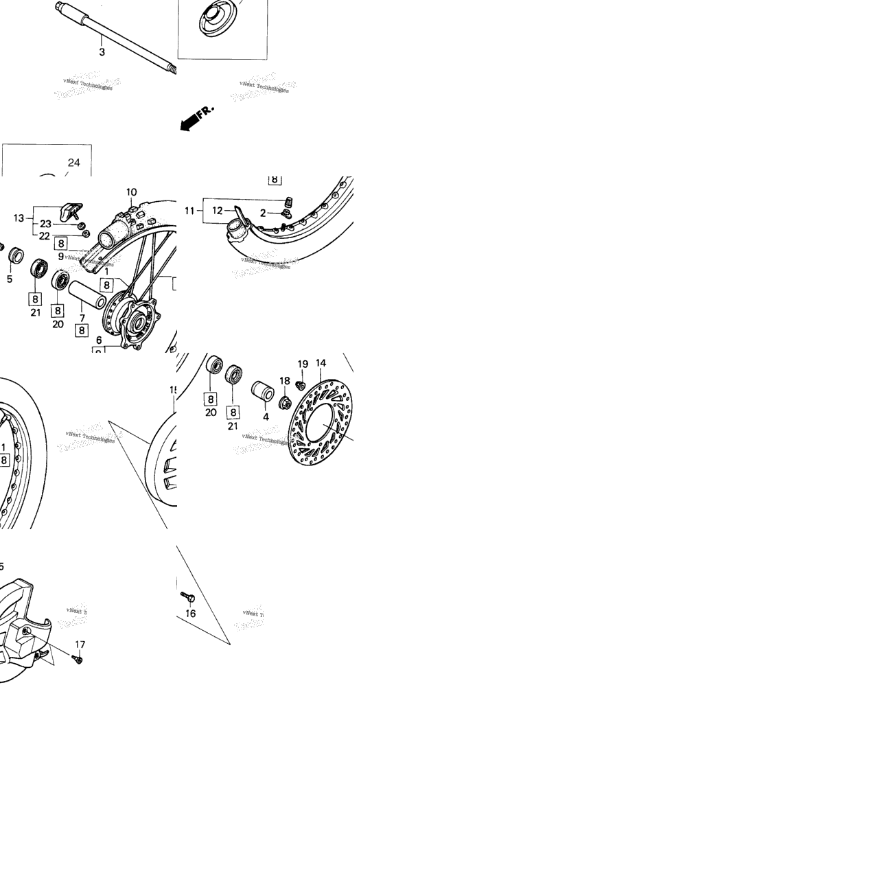Front Wheel 95-96
