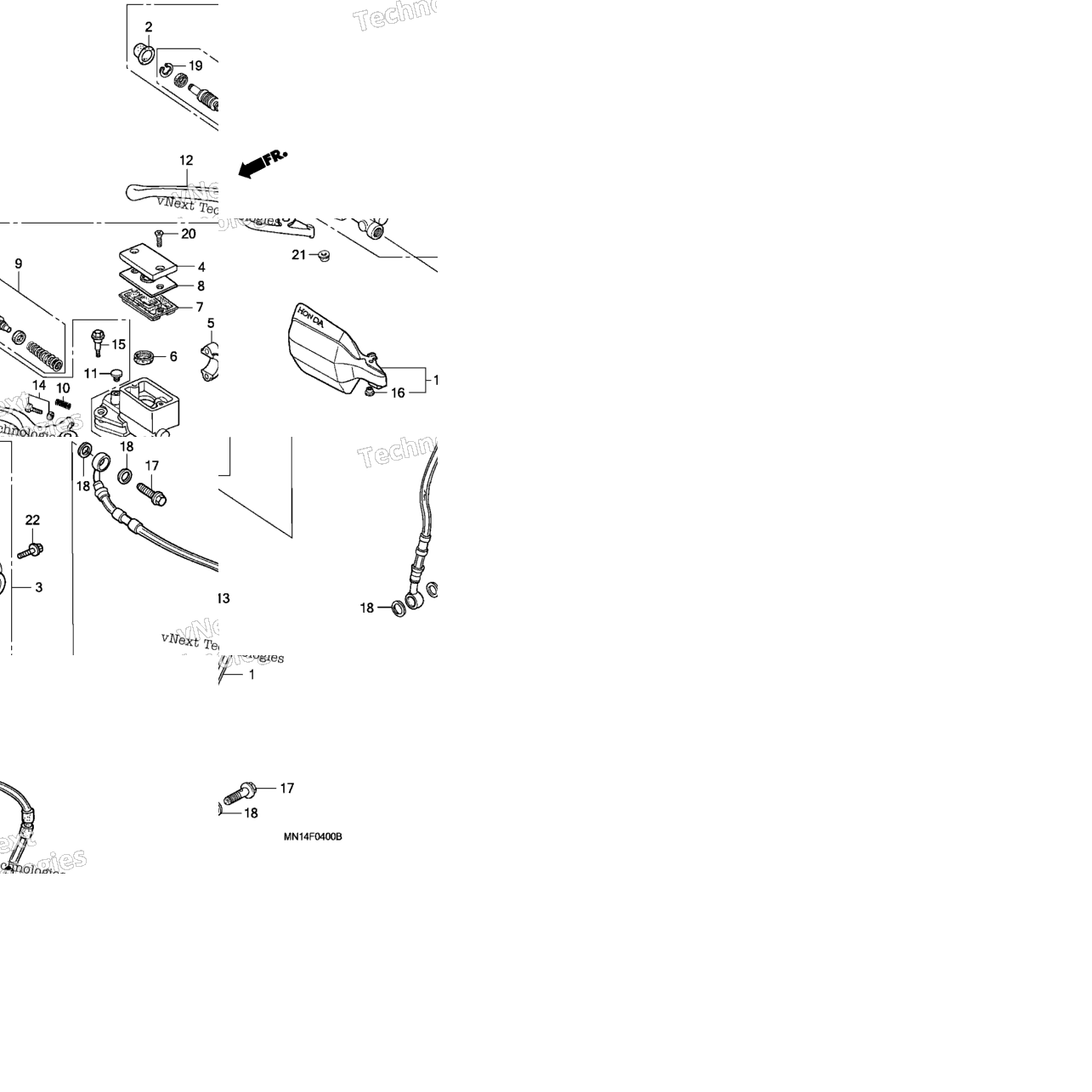 Front Brake Master Cylinder