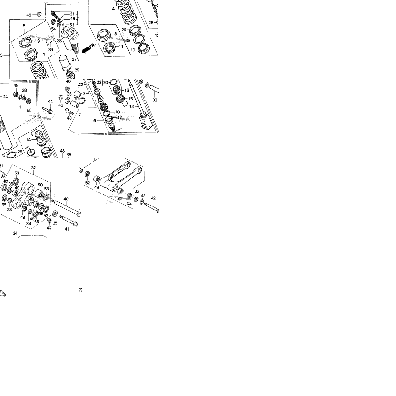 Rear Shock Absorber 95-96