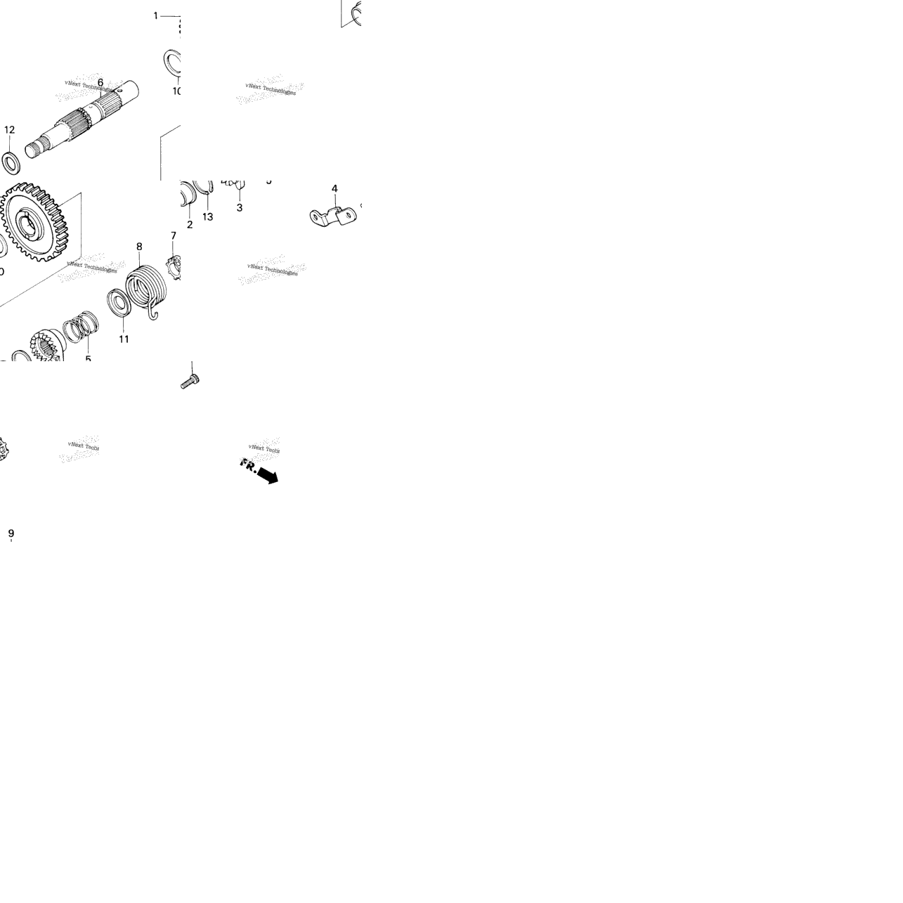Kick Starter Spindle