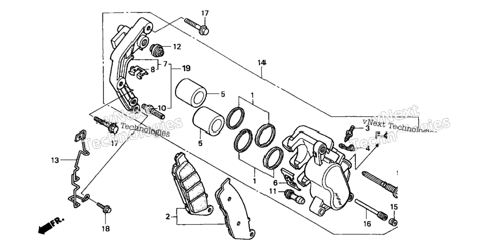 Front Brake Caliper