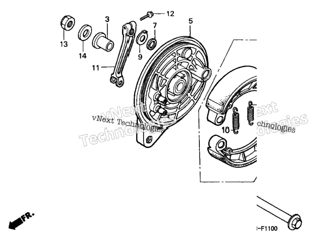 Rear Brake Panel