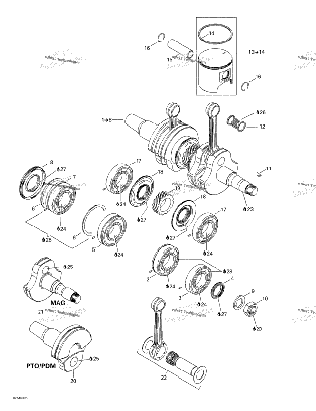 Crankshaft And Pistons