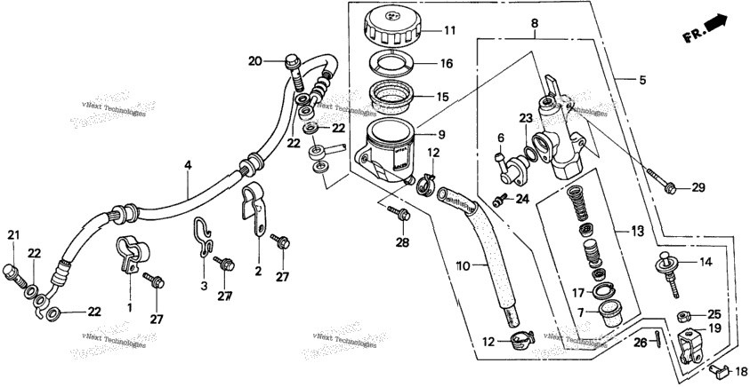 Rear Brake Master Cylinder