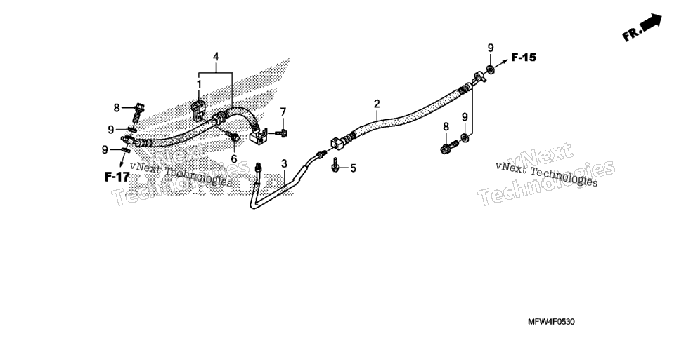 Brake Line (Vt1300cs)
