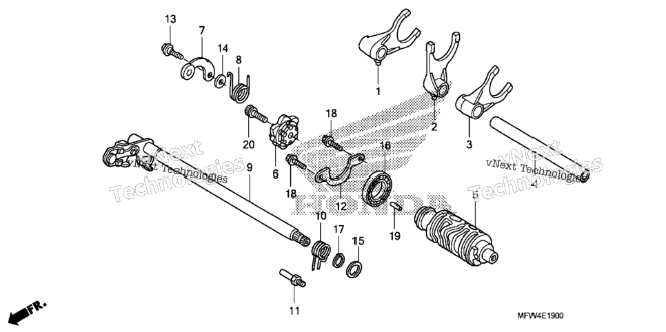 Gearshift Drum