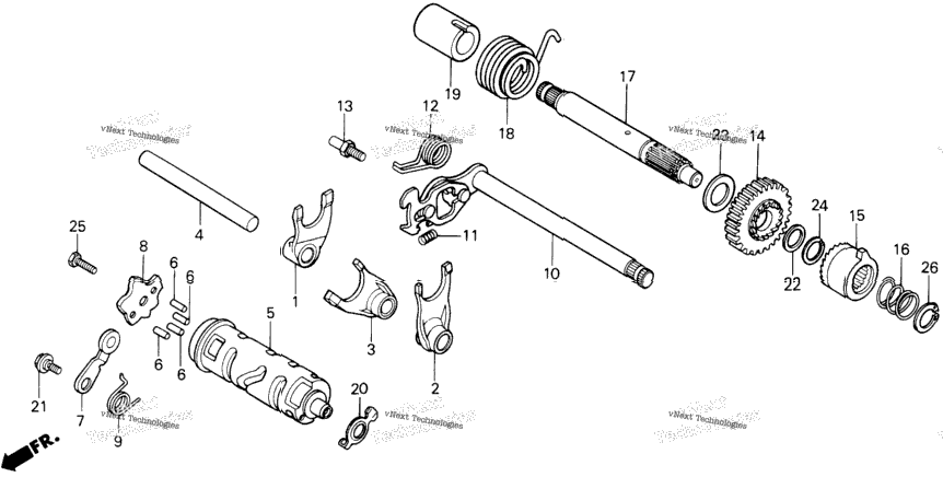 Gearshift Drum