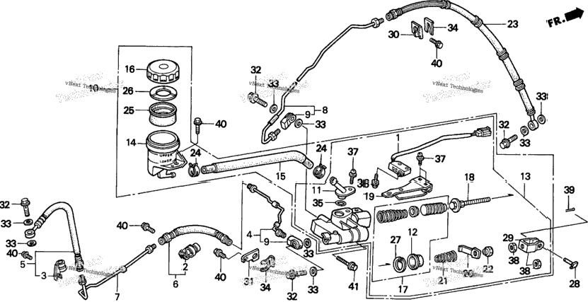 Rear Brake Master Cylinder