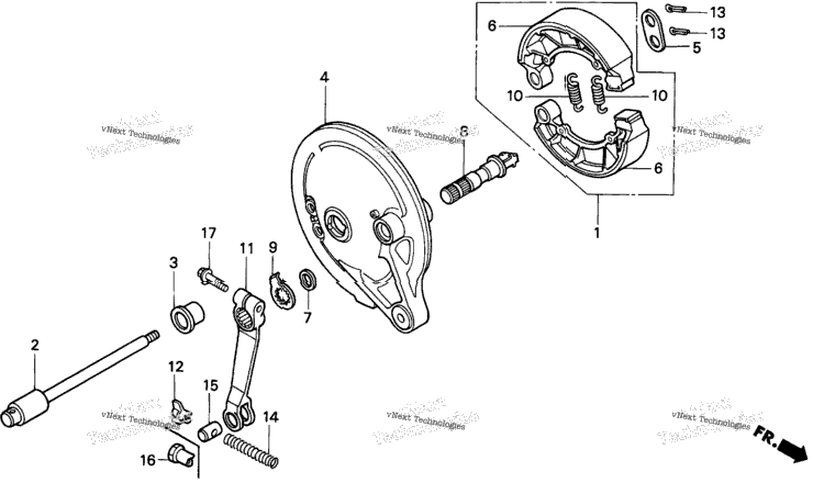 Rear Brake Panel