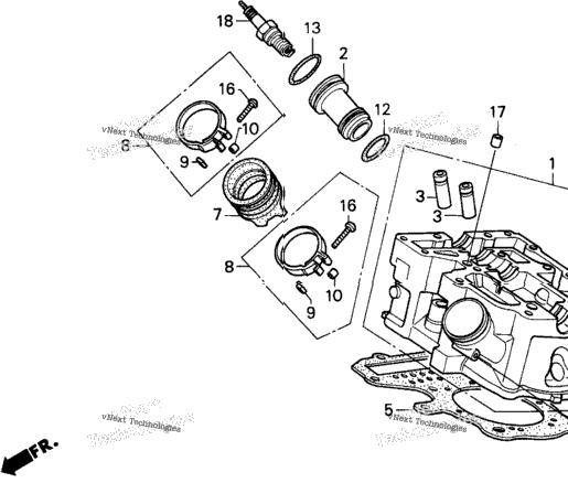 Rear Cylinder Head