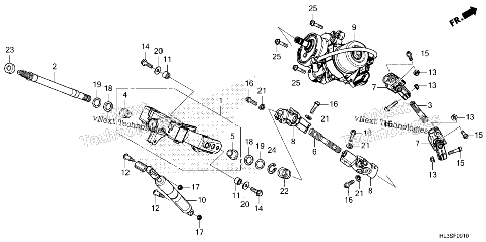 Steering Shaft@Steering Column (Eps)
