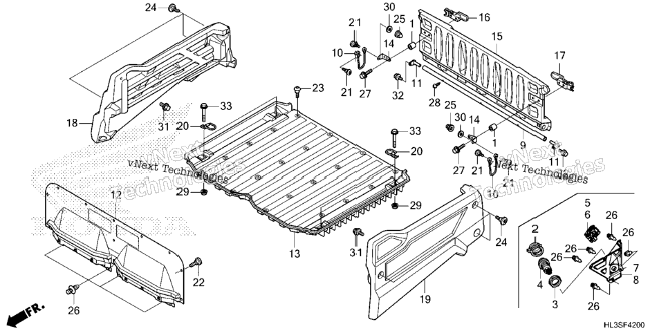 Bed Plate@Rear Gate (1)