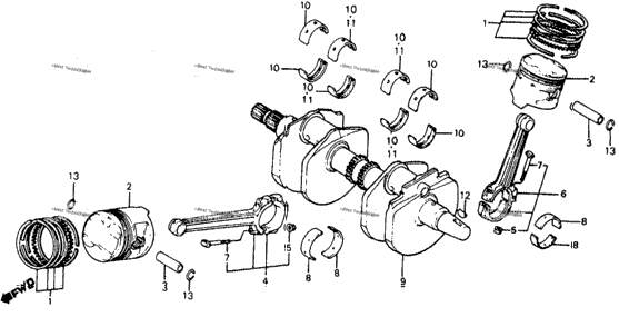 Crankshaft + Piston