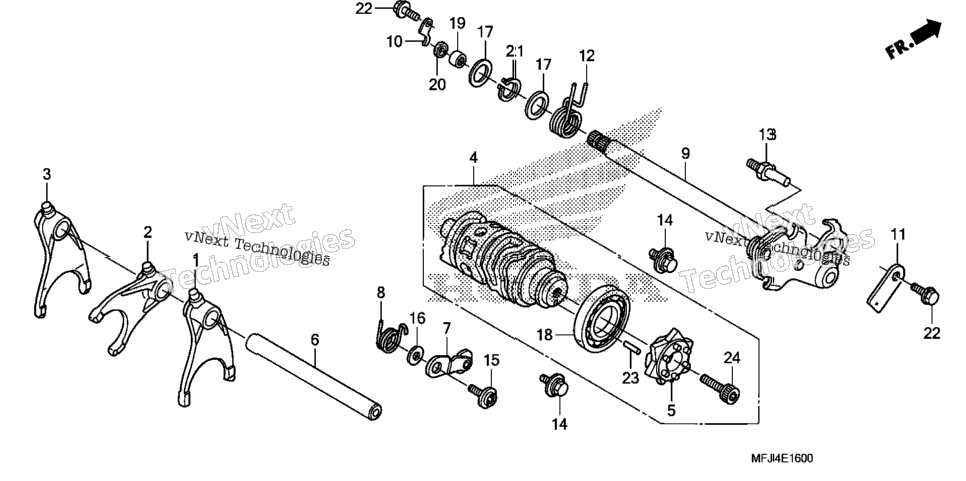 Gearshift Drum