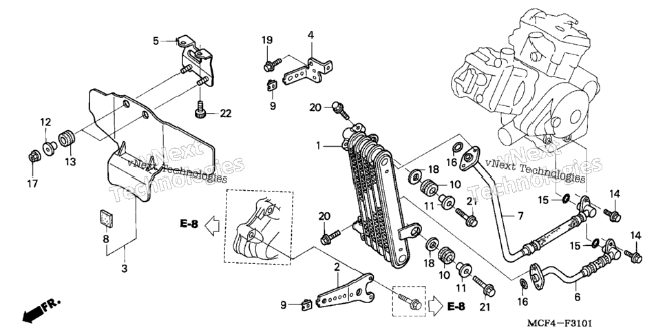 Oil Cooler ('02-'05)