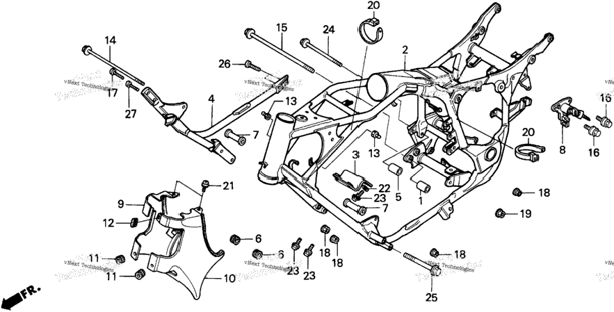 Vt1100c Frame