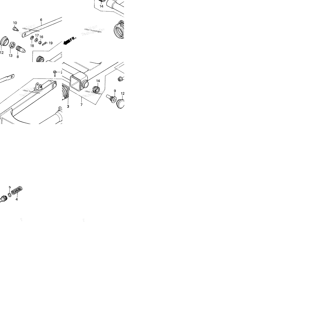 Vt1100c Swingarm