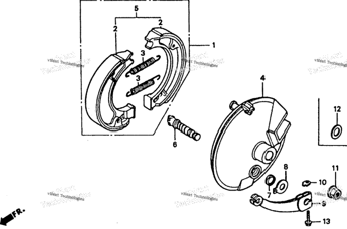 Front Brake + Front Brake Panel