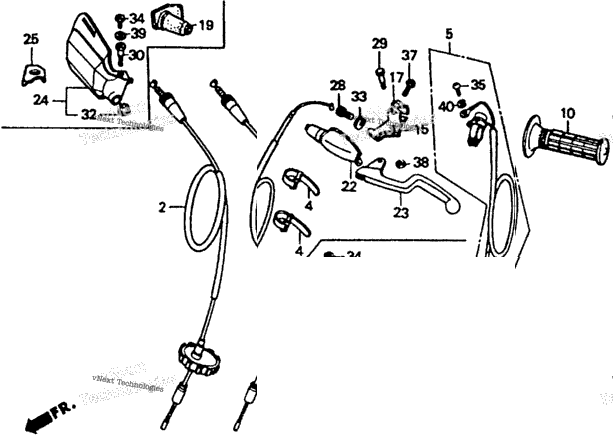 Handle Levers + Cables