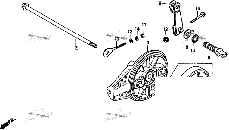 Rear Brake + Rear Brake Panel