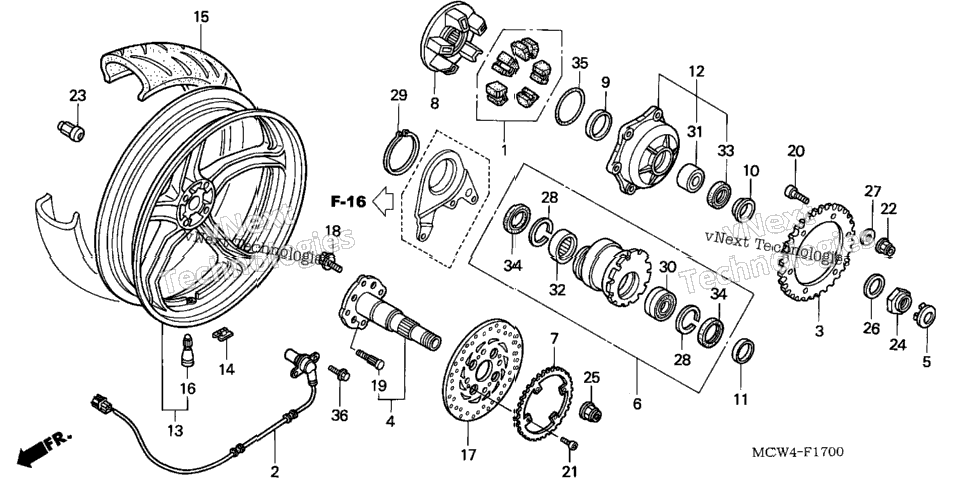 Rear Wheel