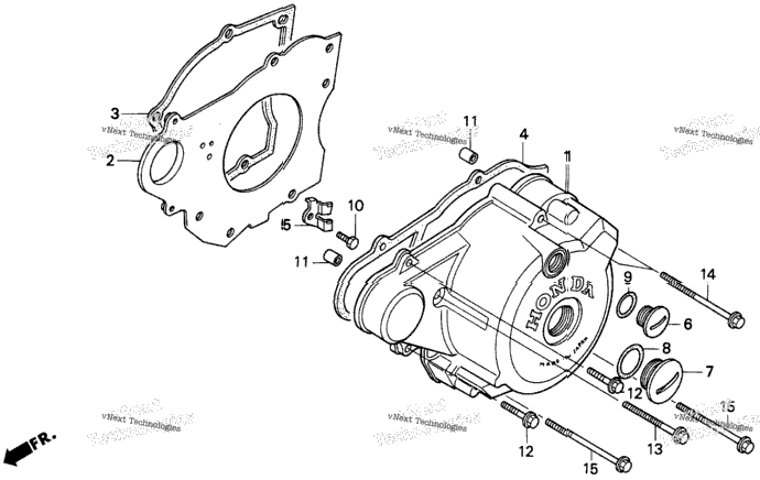 Left Crankcase Cover