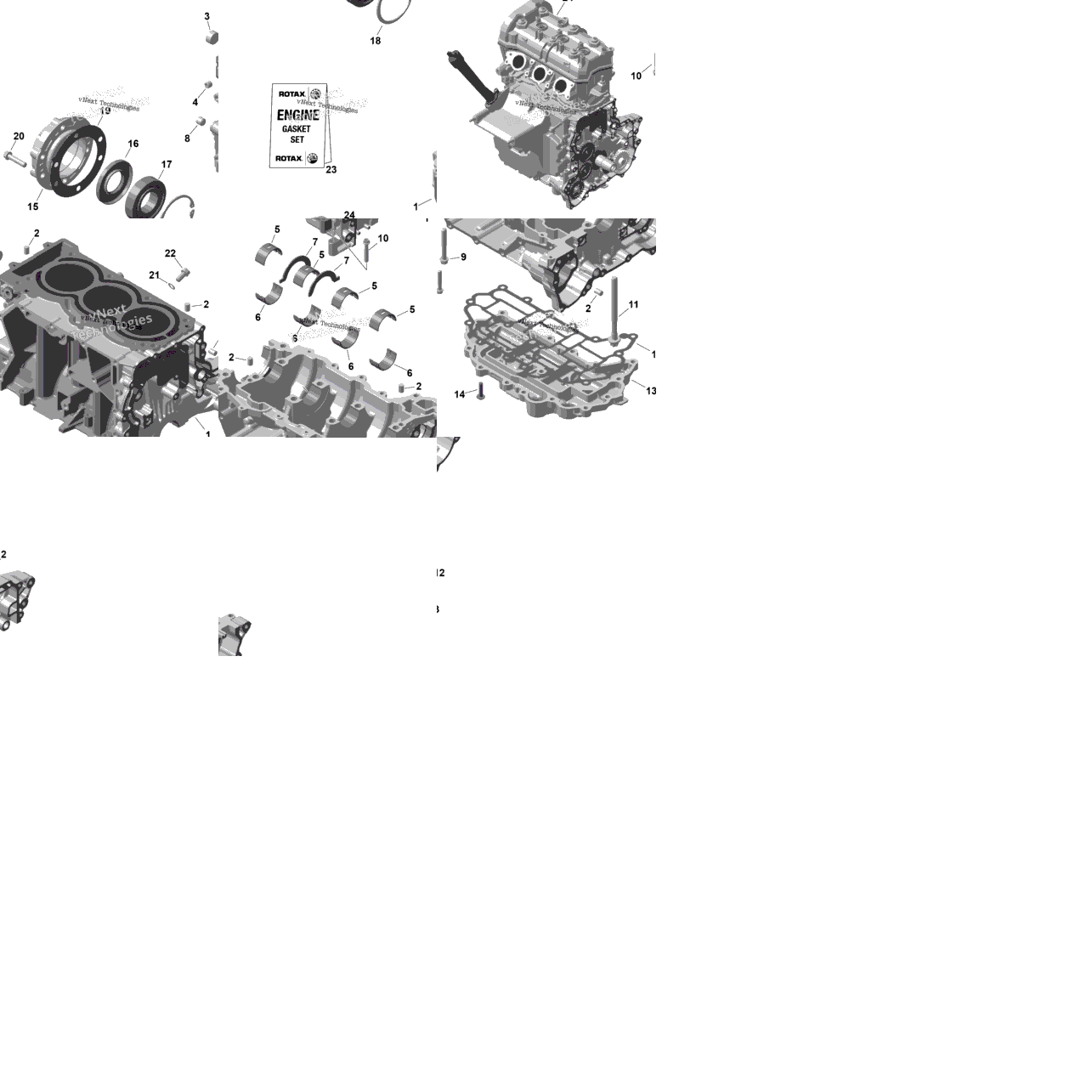 Rotax - Crankcase