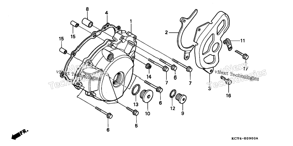 Left Crankcase Cover