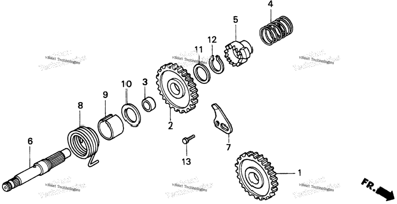 Kick Starter Spindle